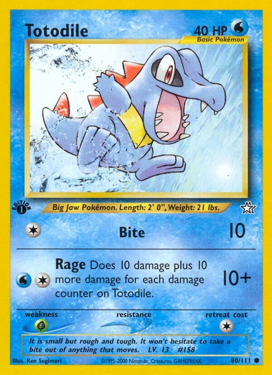 Image for Totodile (80) (080/111) - Pokemon
