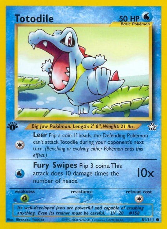 Image for Totodile (81) (081/111) - Pokemon