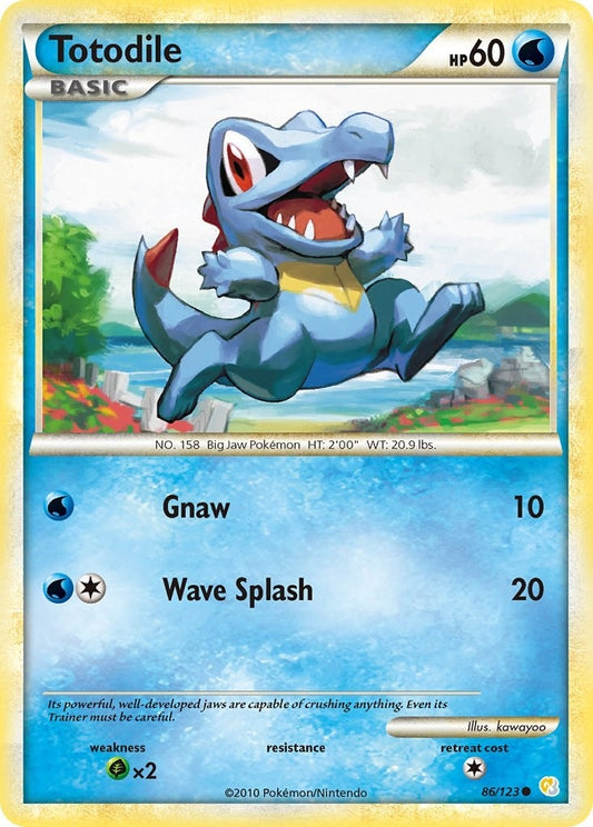 Image for Totodile (86/123) - Pokemon