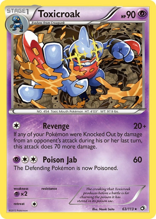 Image for Toxicroak (63/113) - Pokemon