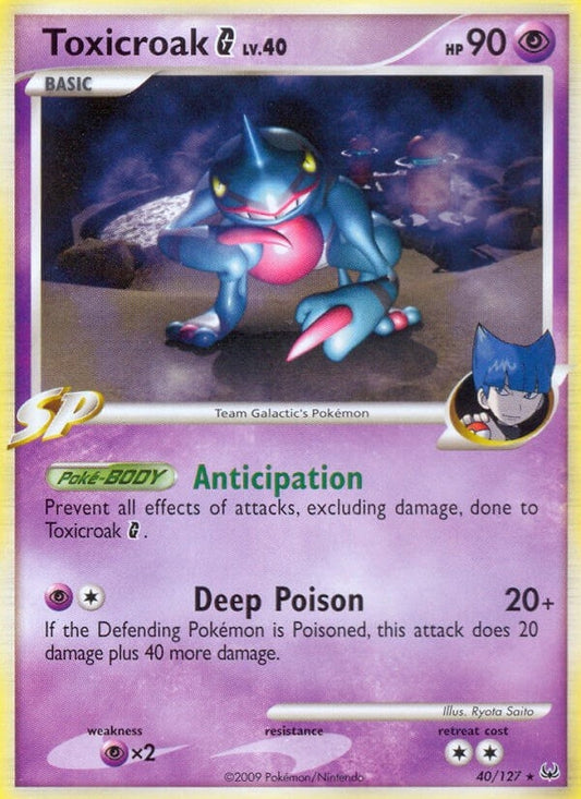 Image for Toxicroak G (40/127) - Pokemon