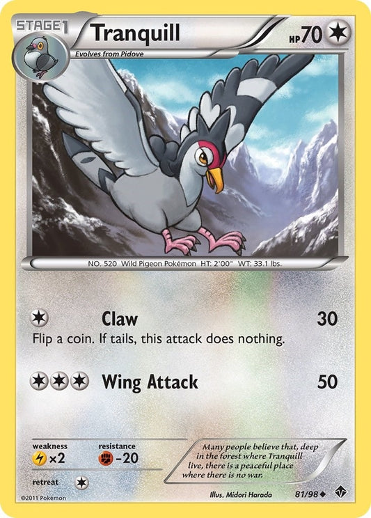 Image for Tranquill (81/98) - Pokemon