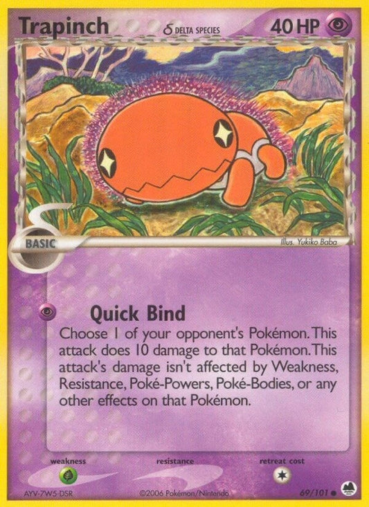 Image for Trapinch - 069/101 (Delta Species) (69/101) - Pokemon