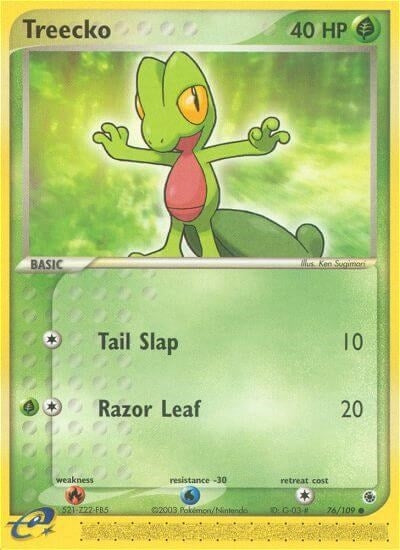 Image for Treecko (76/109) - Pokemon