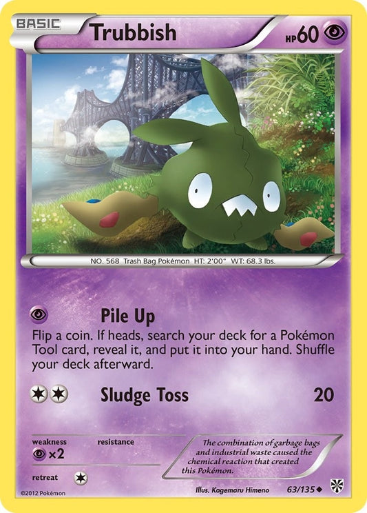 Image for Trubbish (63) (63/135) - Pokemon