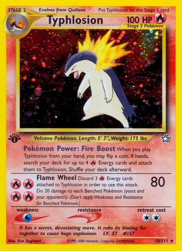 Image for Typhlosion (18) (018/111) - Pokemon
