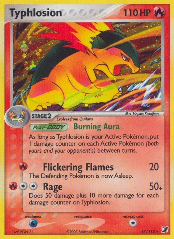 Image for Typhlosion (17/115) - Pokemon