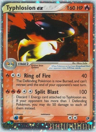 Image for Typhlosion ex (99/100) - Pokemon