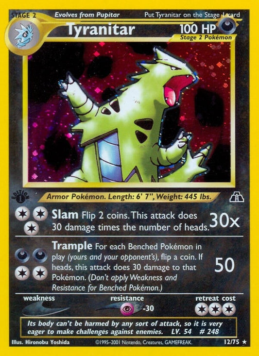 Image for Tyranitar (12) (12/75) - Pokemon