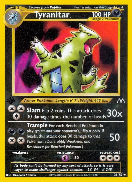 Image for Tyranitar (31) (31/75) - Pokemon