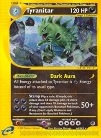 Image for Tyranitar (66) (066/165) - Pokemon