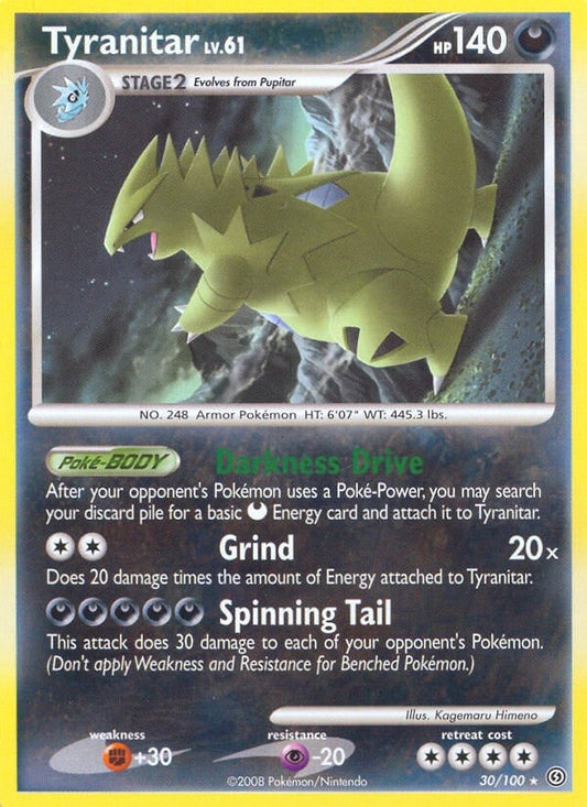 Image for Tyranitar (30/100) - Pokemon