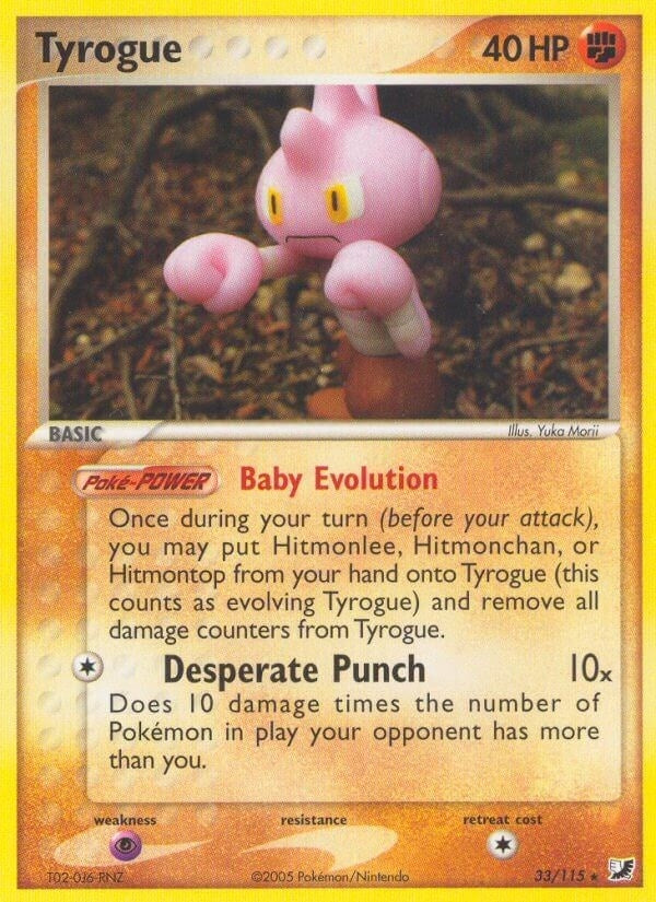 Image for Tyrogue (33/115) - Pokemon