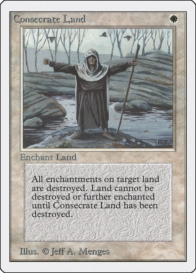 Image for Consecrate Land - Magic: The Gathering