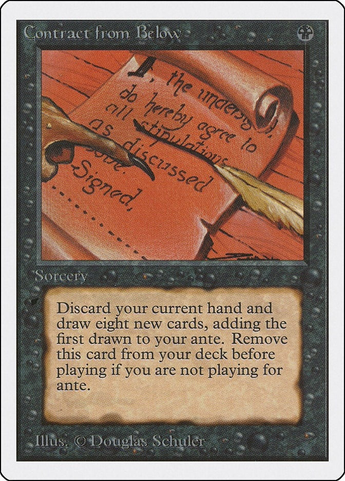 Image for Contract from Below - Magic: The Gathering