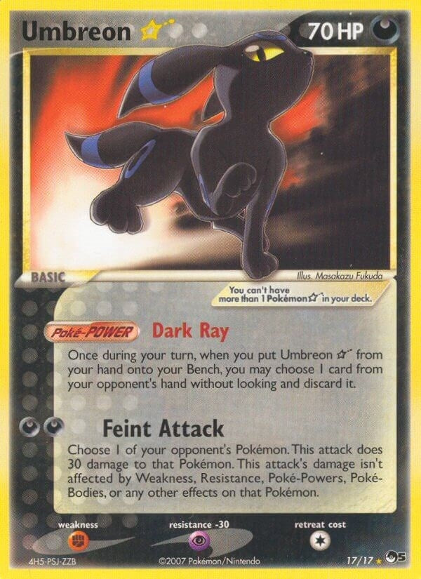 Image for Umbreon Star (017/017) - Pokemon