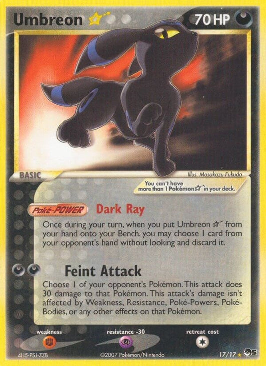 Image for Umbreon Star (017/017) - Pokemon