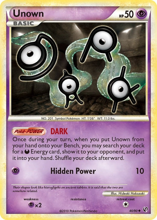 Image for Unown (40/90) - Pokemon