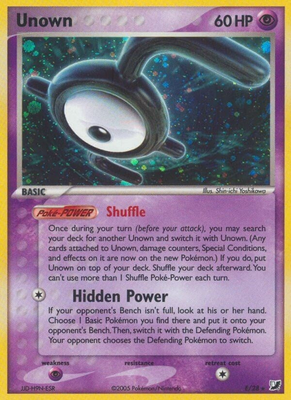 Image for Unown (E) (E/28) - Pokemon