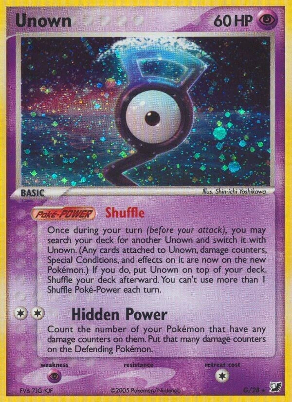Image for Unown (G) (G/28) - Pokemon