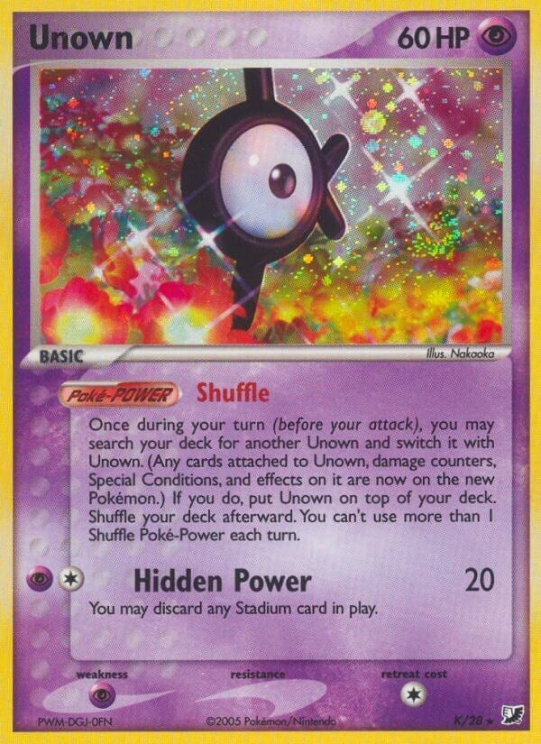 Image for Unown (K) (K/28) - Pokemon
