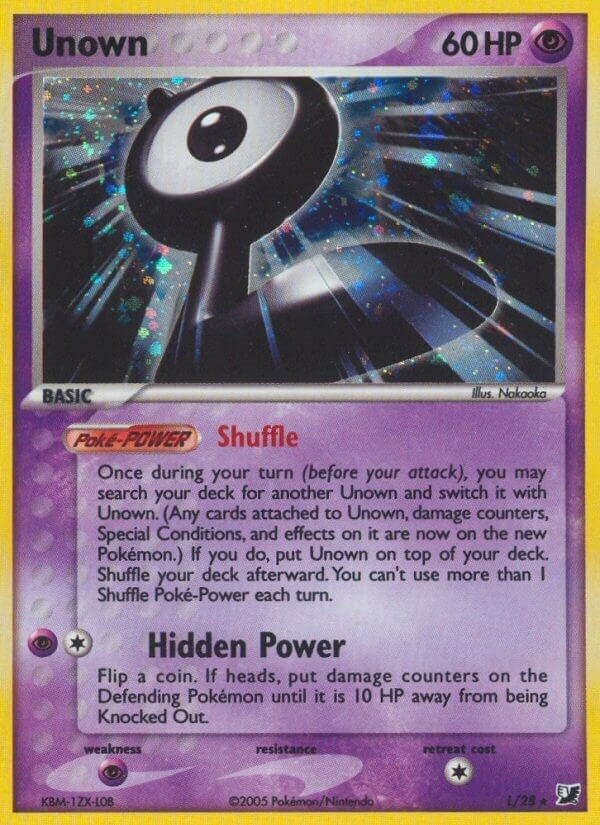 Image for Unown (L) (L/28) - Pokemon