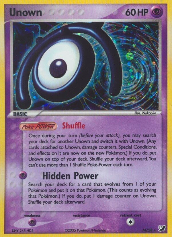 Image for Unown (M) (M/28) - Pokemon