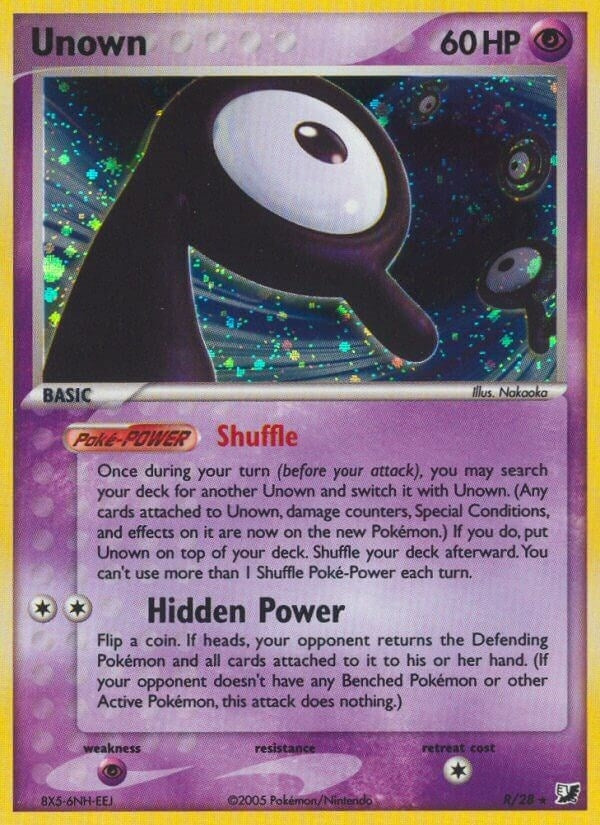 Image for Unown (R) (R/28) - Pokemon
