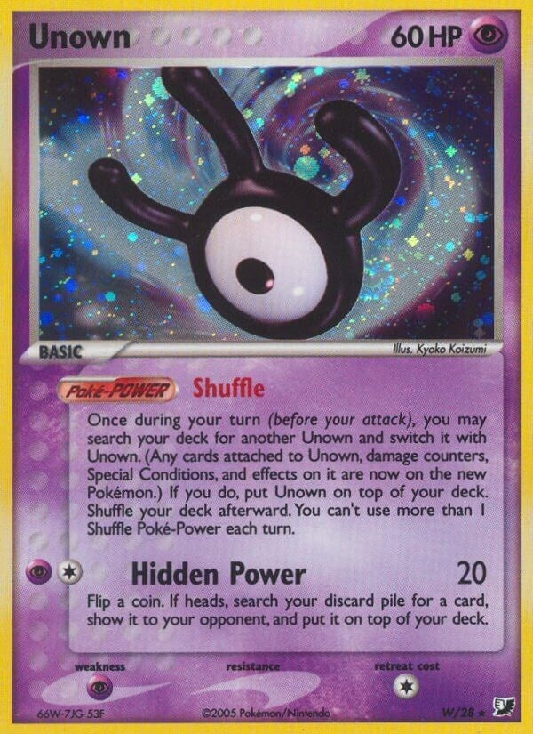 Image for Unown (W) (W/28) - Pokemon