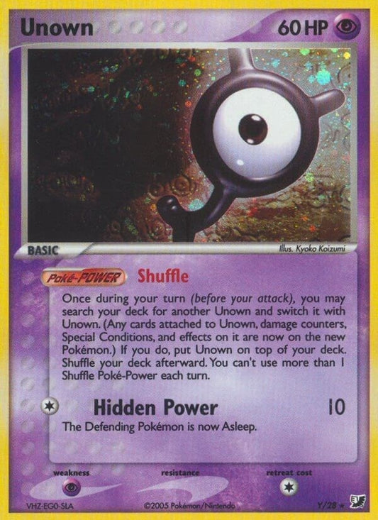 Image for Unown (Y) (Y/28) - Pokemon