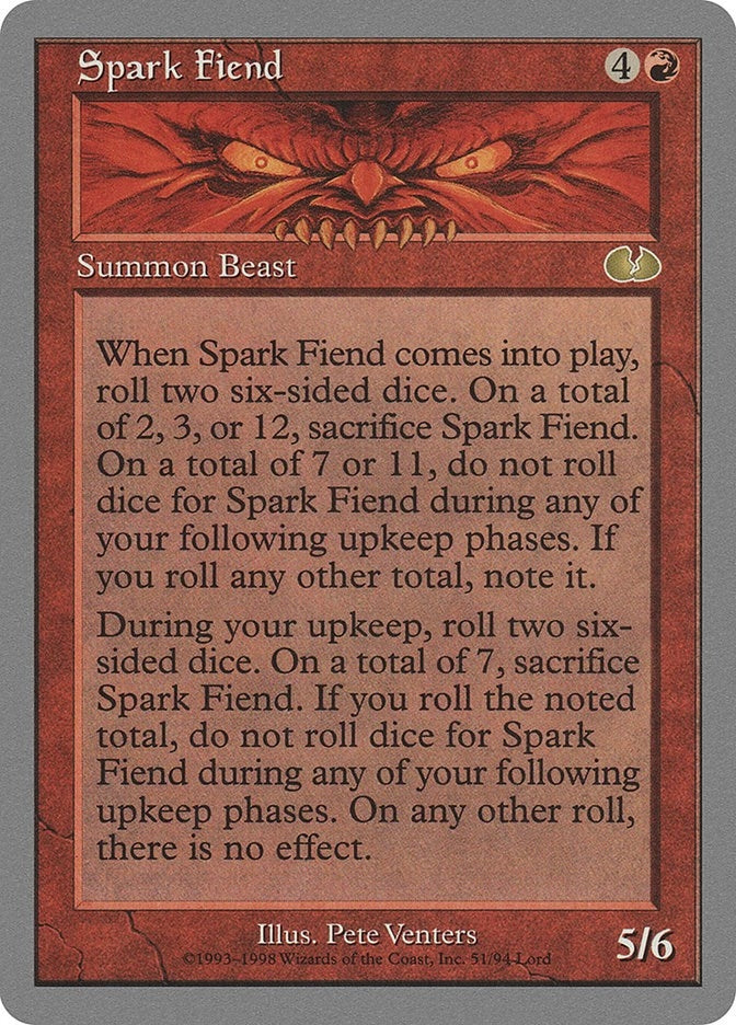 Image for Spark Fiend (51) - Magic: The Gathering