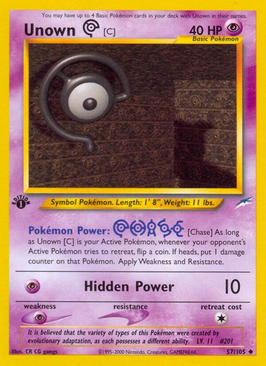 Image for Unown [C] (057/105) - Pokemon