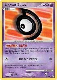 Image for Unown [D] (68/130) - Pokemon
