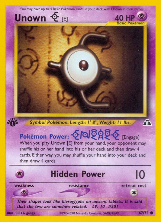 Image for Unown [E] (67/75) - Pokemon