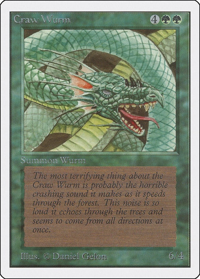 Image for Craw Wurm - Magic: The Gathering