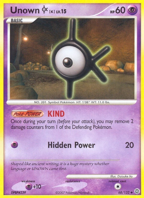 Image for Unown [K] (68/132) - Pokemon