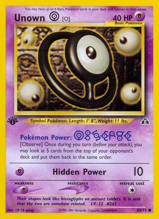 Image for Unown [O] (69/75) - Pokemon