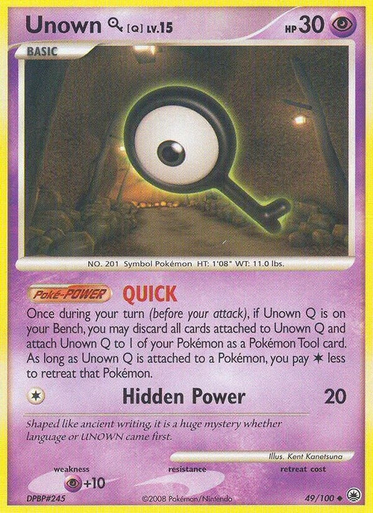 Image for Unown [Q] (49/100) - Pokemon