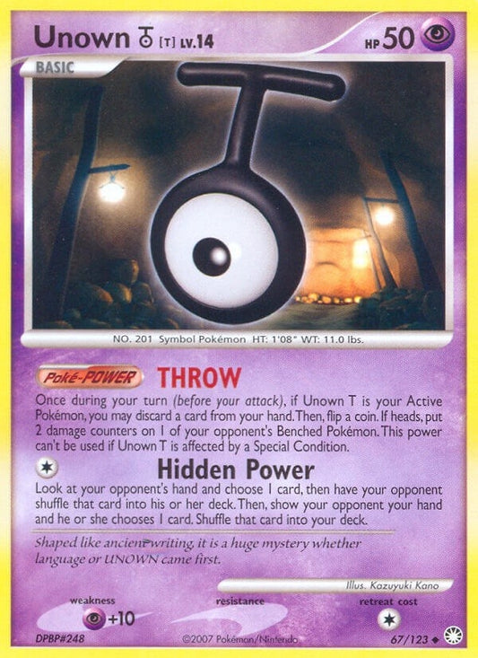 Image for Unown [T] (67/123) - Pokemon