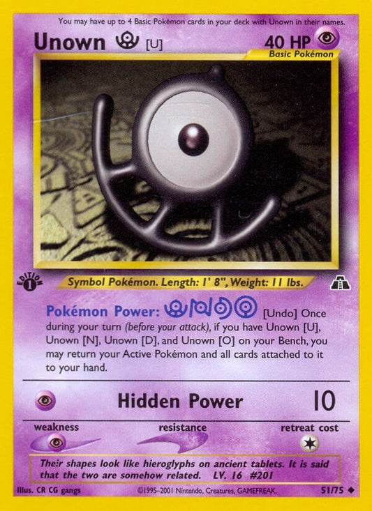 Image for Unown [U] (51/75) - Pokemon