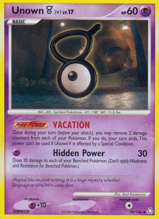 Image for Unown (V) (79/146) - Pokemon