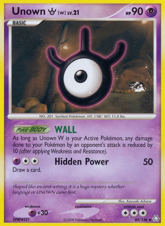 Image for Unown (W) (80/146) - Pokemon