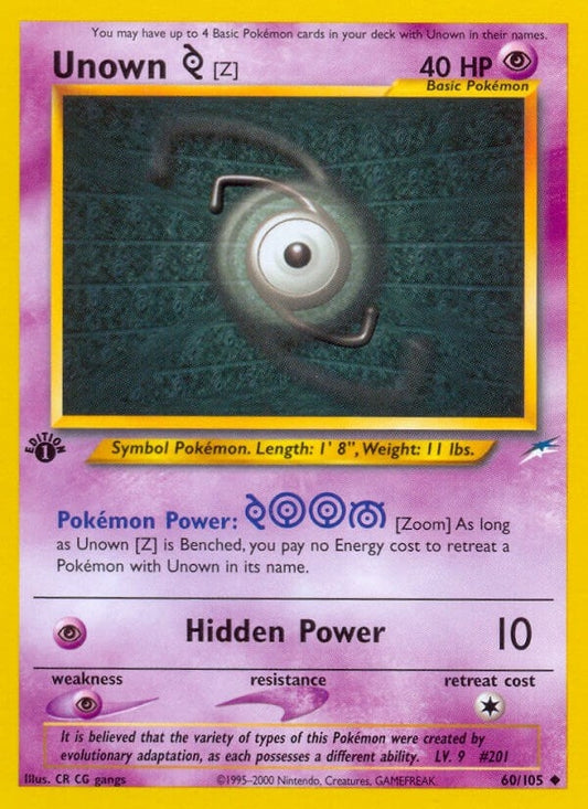 Image for Unown [Z] (060/105) - Pokemon