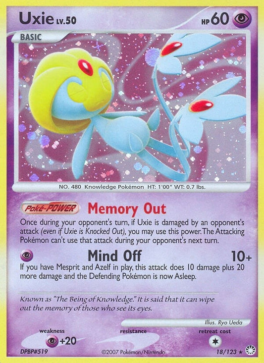 Image for Uxie (18/123) - Pokemon