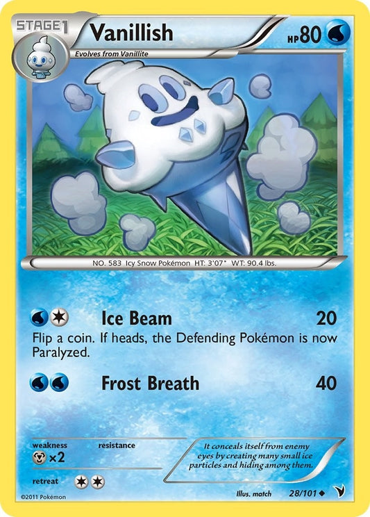 Image for Vanillish (28/101) - Pokemon