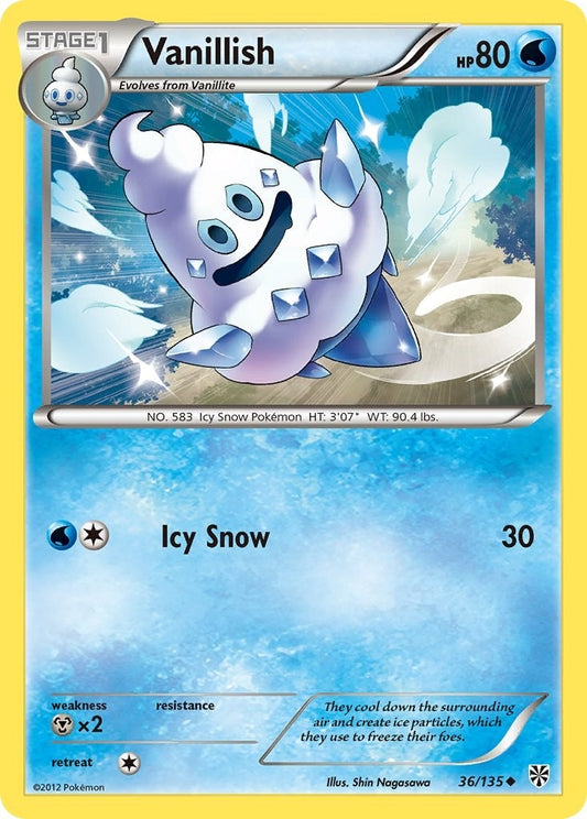 Image for Vanillish (36/135) - Pokemon