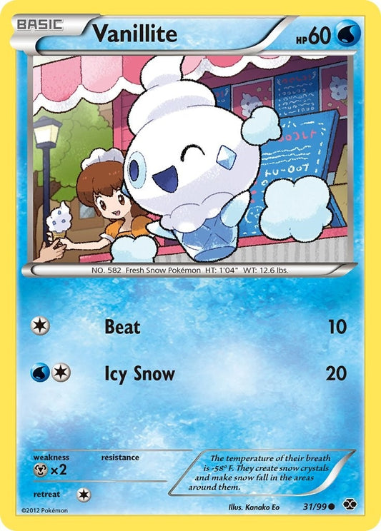 Image for Vanillite (31/99) - Pokemon