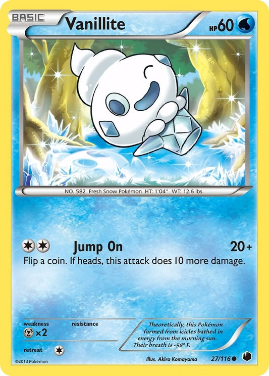 Image for Vanillite (27/116) - Pokemon