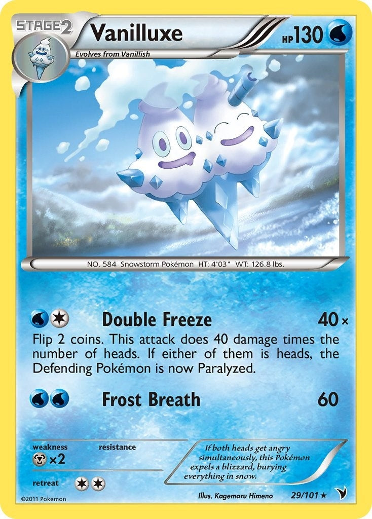 Image for Vanilluxe (29/101) - Pokemon