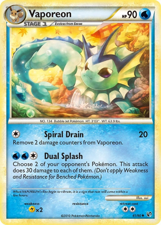 Image for Vaporeon (41/90) - Pokemon
